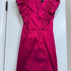 DO+BE Fuchsia Ruffled Dress